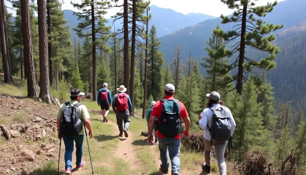 Hikers exploring forest trails at Insurgente Miguel Hidalgo y Costilla National Park