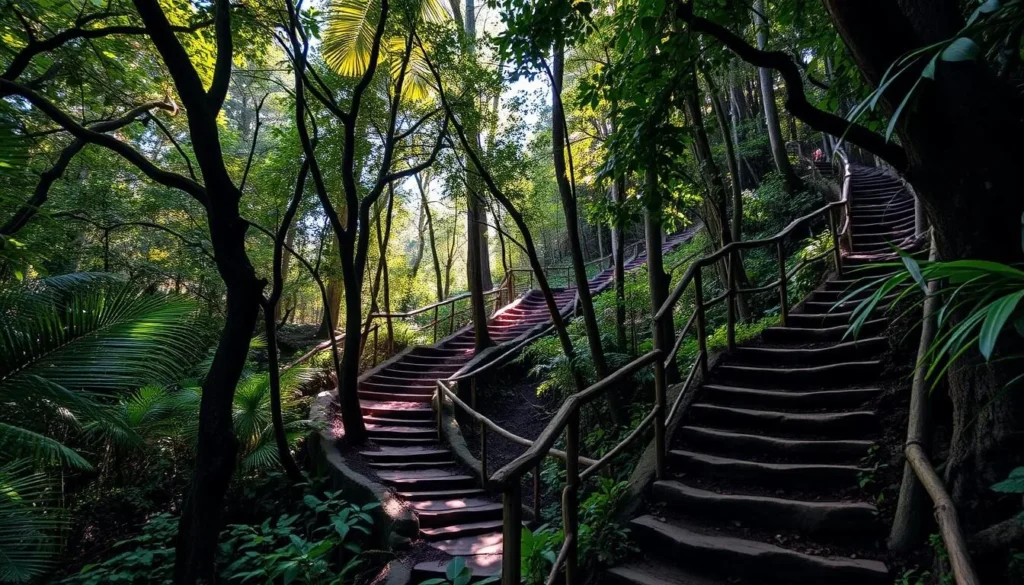 Hiking trail in Marojejy National Park near Antalaha, Madagascar - outdoor things to do Hiking trail in Marojejy National Park near Antalaha, Madagascar - outdoor things to do