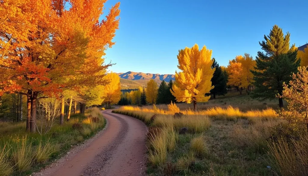 Hiking trails at Nature & Wildlife Discovery Center in Pueblo during fall Hiking trails at Nature & Wildlife Discovery Center in Pueblo during fall
