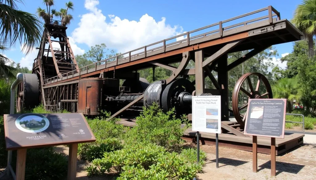 Historic Bay City Walking Dredge at Collier-Seminole State Park