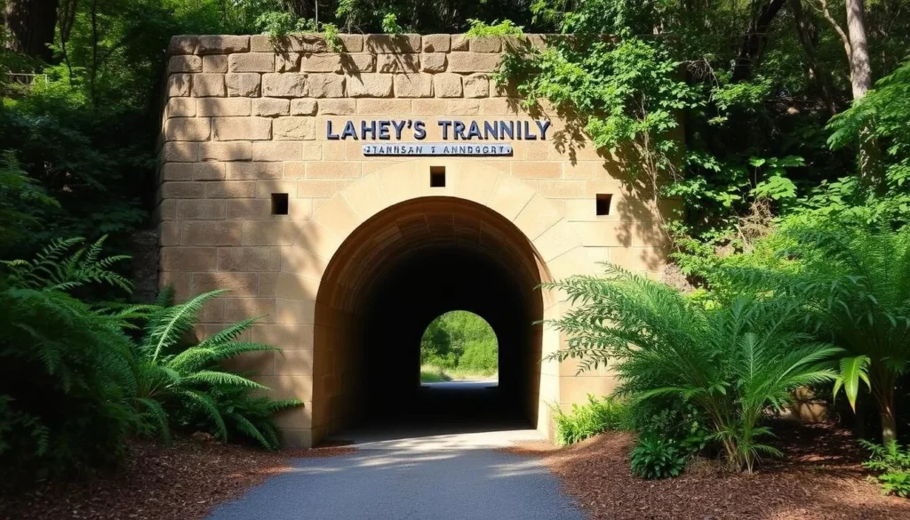 Historic Lahey's Tramway Tunnel entrance in Canungra Queensland Historic Lahey's Tramway Tunnel entrance in Canungra Queensland