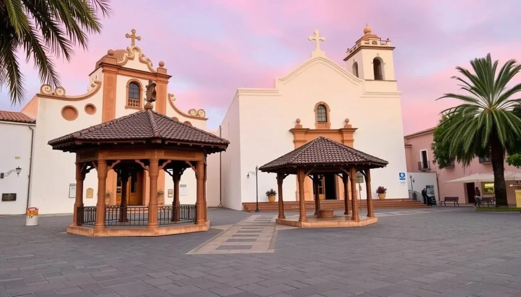 Historic Mission of Our Lady of Loreto and town square in Loreto, Baja California Sur Historic Mission of Our Lady of Loreto and town square in Loreto, Baja California Sur