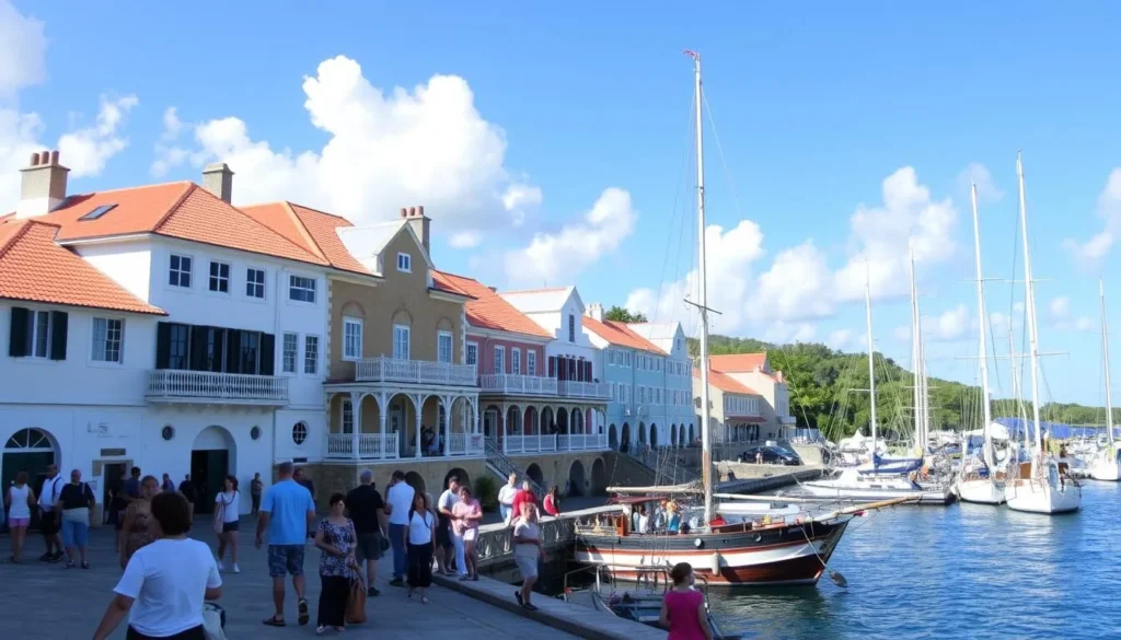 Historic Nelson's Dockyard near All Saints, Antigua