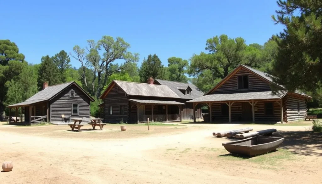 Historic Pond Farm buildings in Austin Creek State Recreation Area