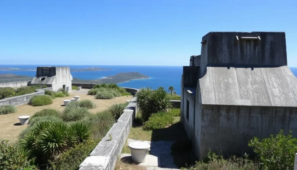 Historic WWII fortifications at the Forts Walk on Magnetic Island