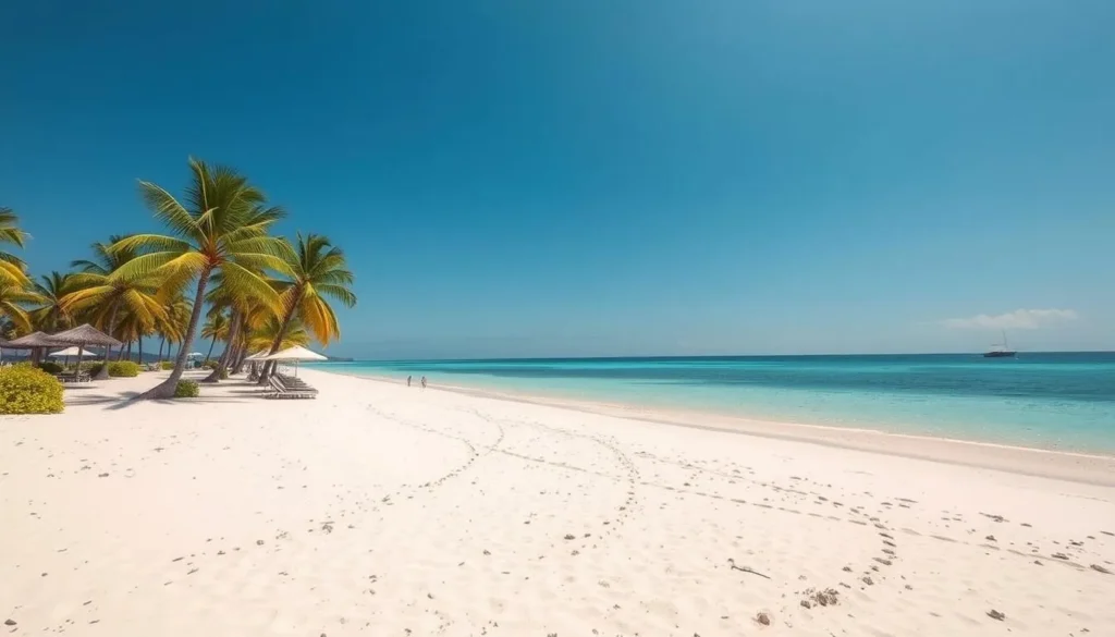 Honeymoon Beach on Water Island with white sand and turquoise waters
