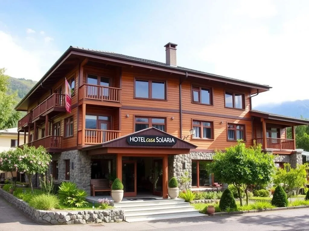 Hotel Casa Solaria in downtown Pucon Chile