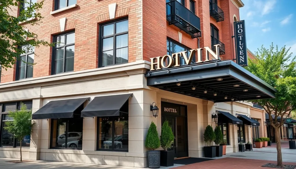 Hotel Vin boutique hotel in downtown Grapevine Texas