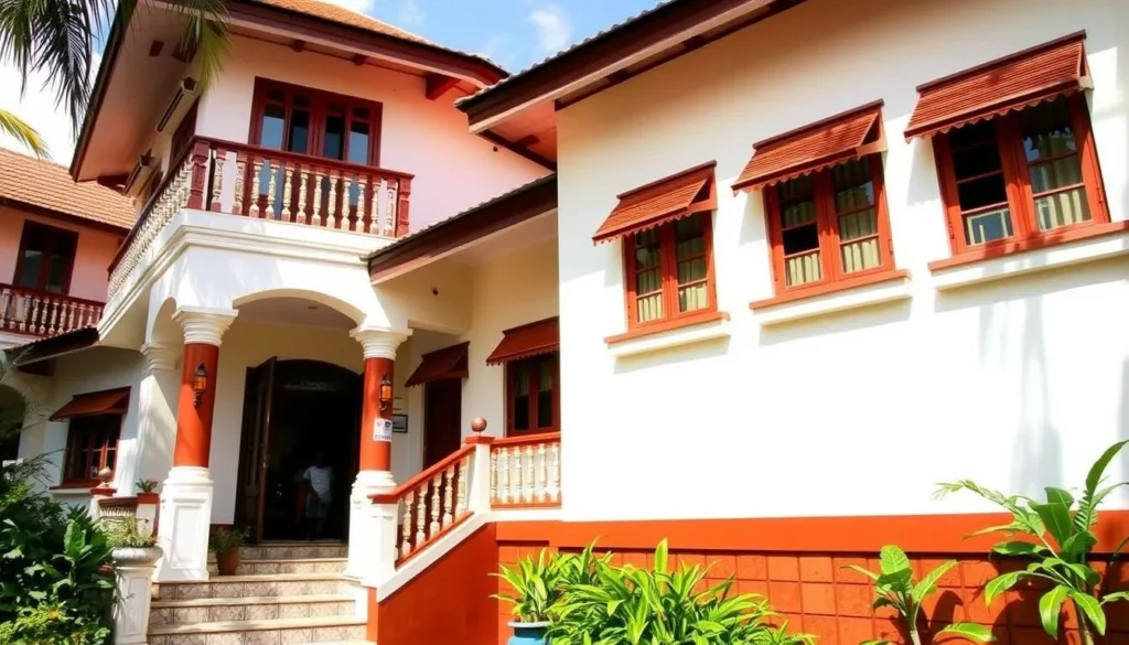 Hotel in Jaffna with traditional Sri Lankan architecture and modern amenities