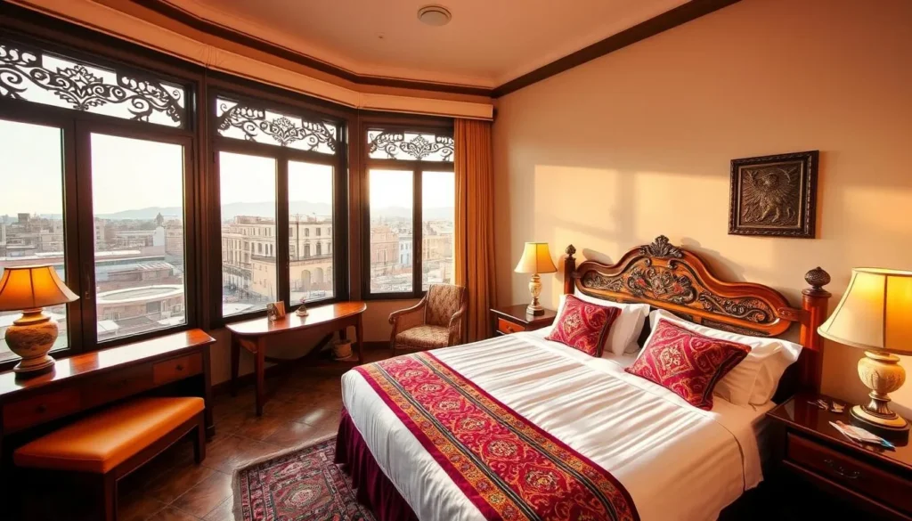 Hotel room with view of Zamora city, near Lago de Camecuaro National Park