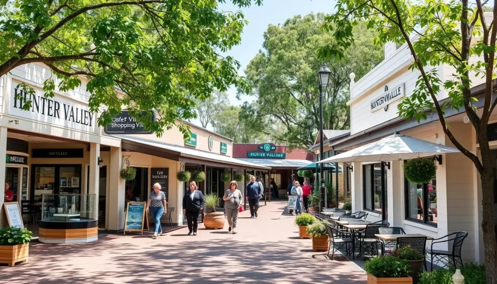 Hunter Valley Shopping Village with boutique stores and cafes Hunter Valley Shopping Village with boutique stores and cafes
