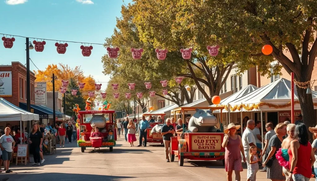 Hutto Olde Tyme Days festival with parade and vendors
