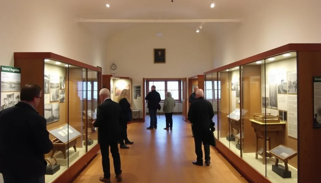 Interior exhibit at the Historic Dockyard Museum in Stanley