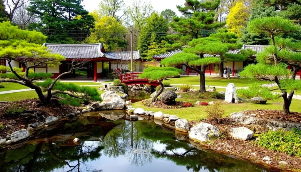 Japanese Garden at Dawes Arboretum near Granville Ohio