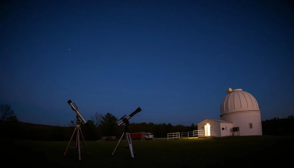 John Glenn Astronomy Park in Hocking Hills with night sky viewing