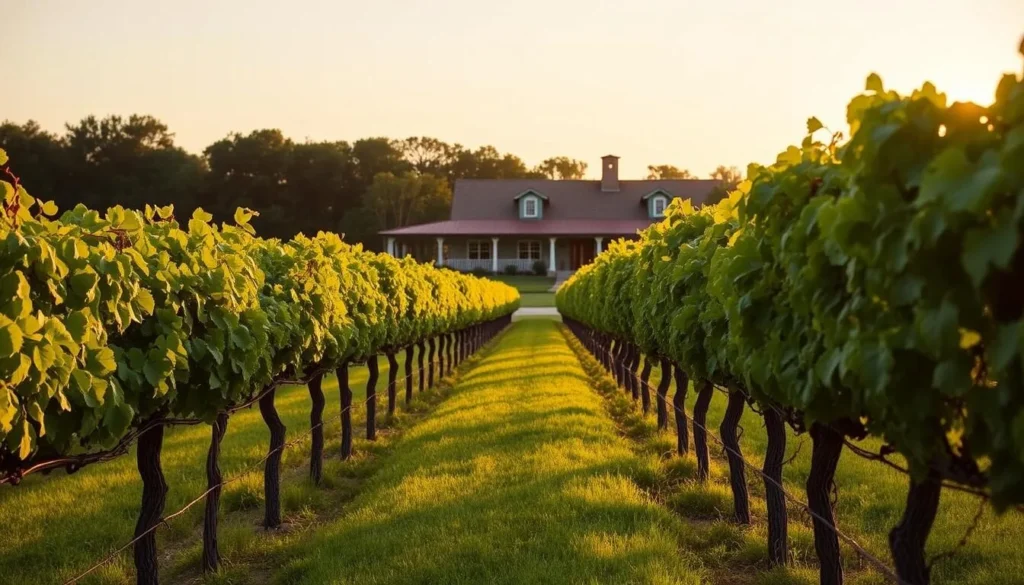 Kiepersol Estates Winery vineyard in Tyler, Texas, adult things to do
