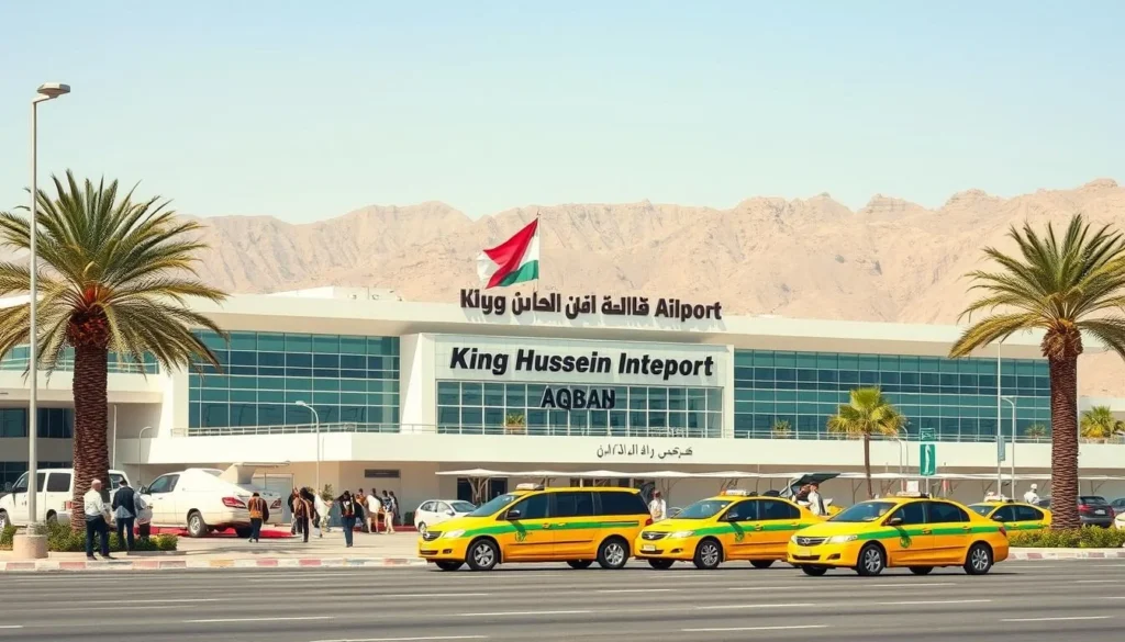 King Hussein International Airport in Aqaba Jordan, an important gateway for tourists exploring the best things to do in the region