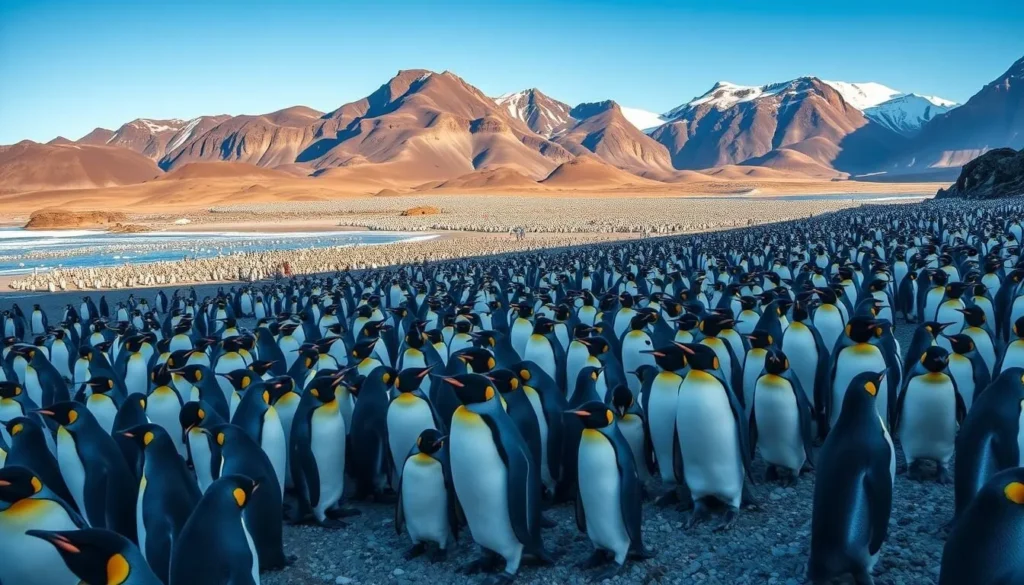 King penguin colony at St. Andrews Bay, South Georgia Island