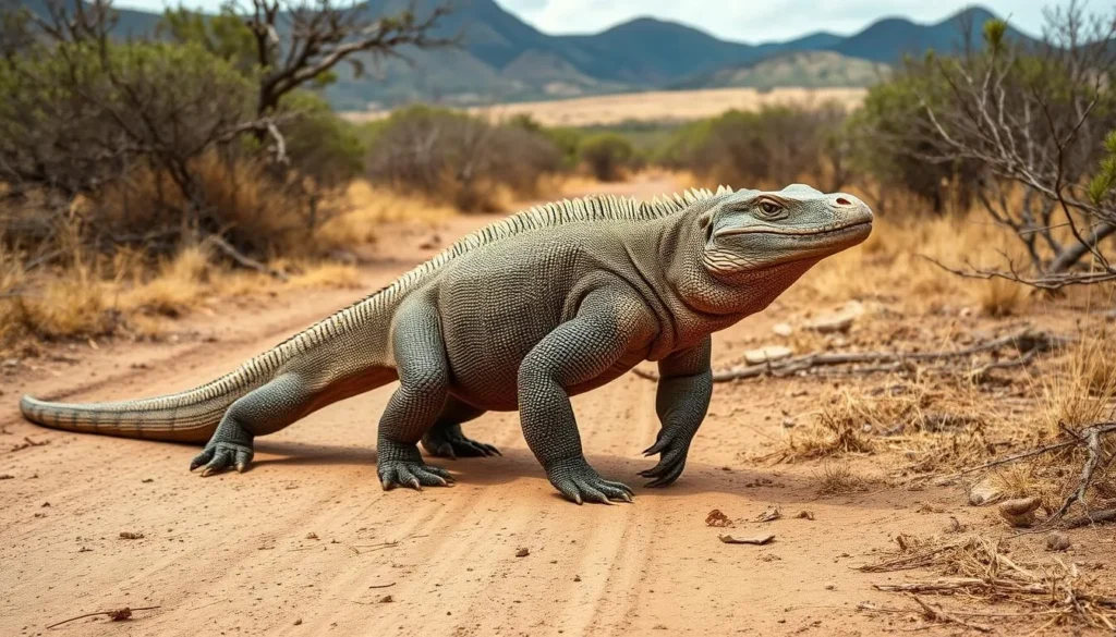 Komodo dragon on Komodo Island - Indonesia best things to do