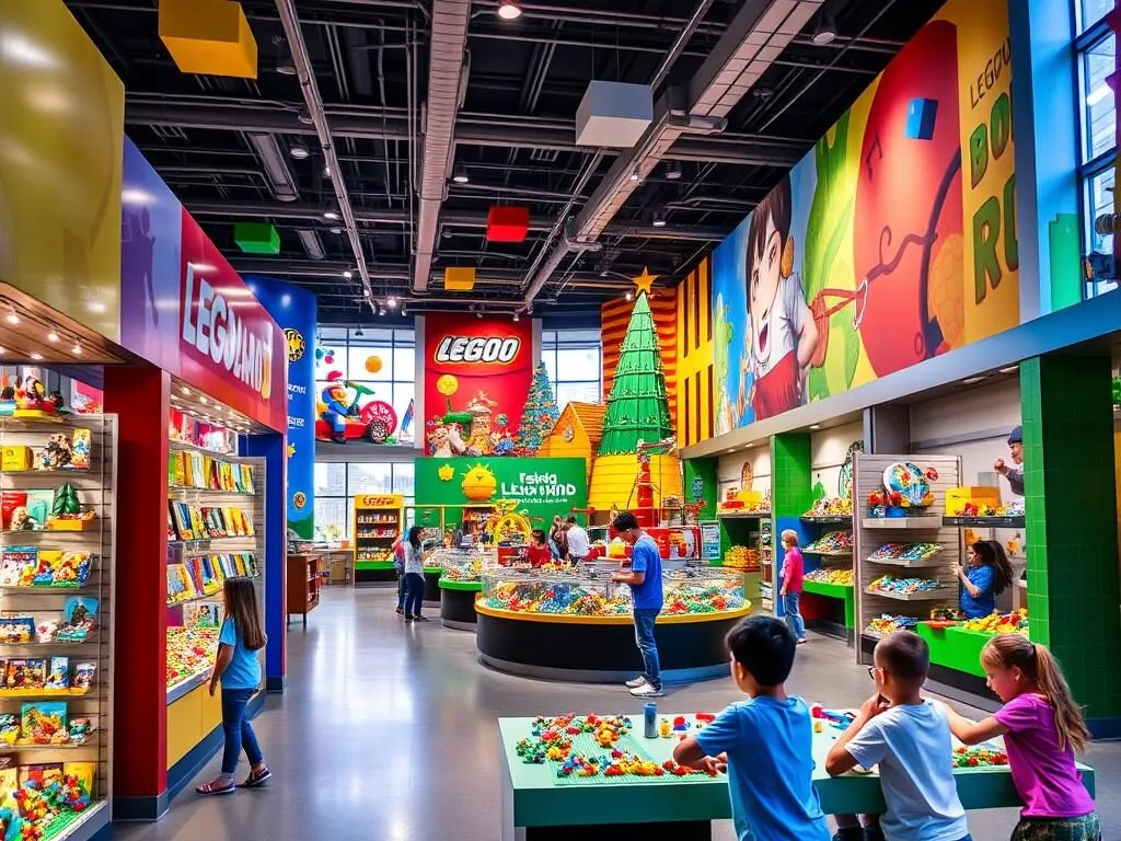 LEGOLAND Discovery Center in Grapevine Texas with colorful LEGO displays