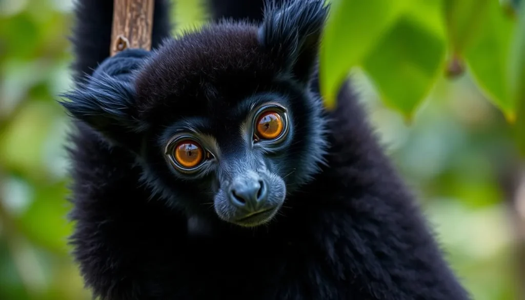 Lemur in Lokobe Reserve near Hell-Ville (Nosy Be), Madagascar
