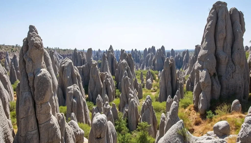 Limestone tsingy formations in Ankarana Special Reserve near Antsiranana (Diego Suarez), Madagascar Limestone tsingy formations in Ankarana Special Reserve near Antsiranana (Diego Suarez), Madagascar
