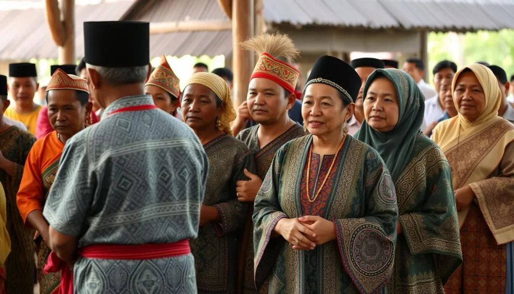 Local Kendari residents in traditional attire during a cultural ceremony - Kendari, Indonesia: Best Things to Do