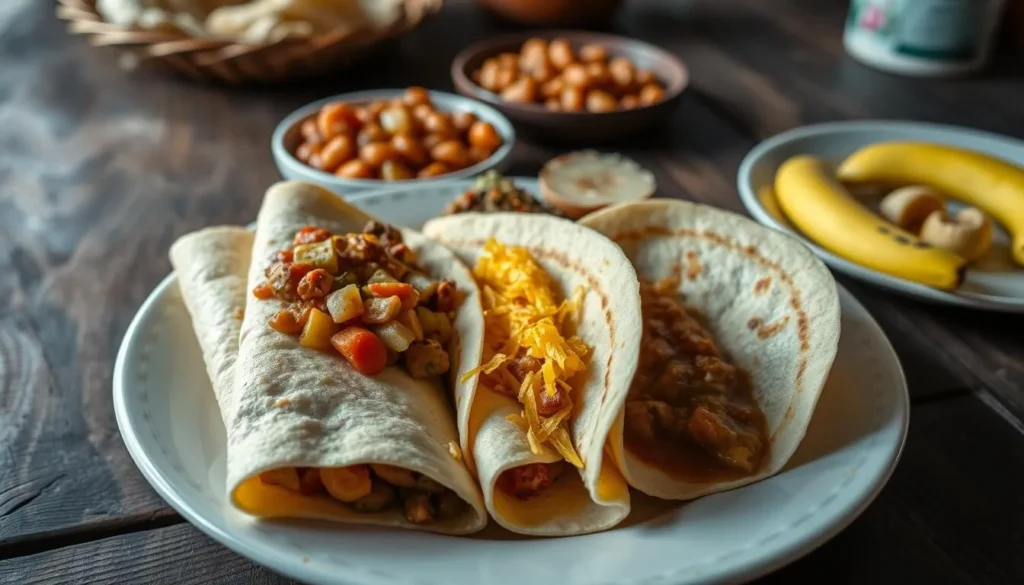 Local cuisine from the Yoro region of Honduras