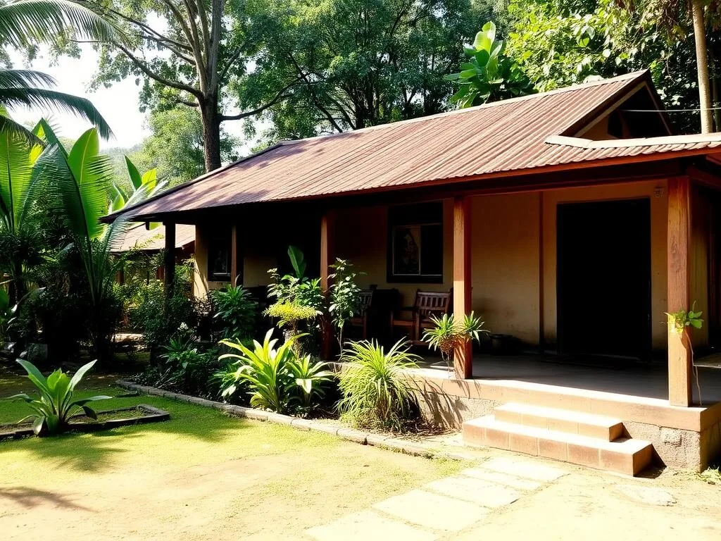 Local homestay in Tamanjaya Village near Ujung Kulon National Park