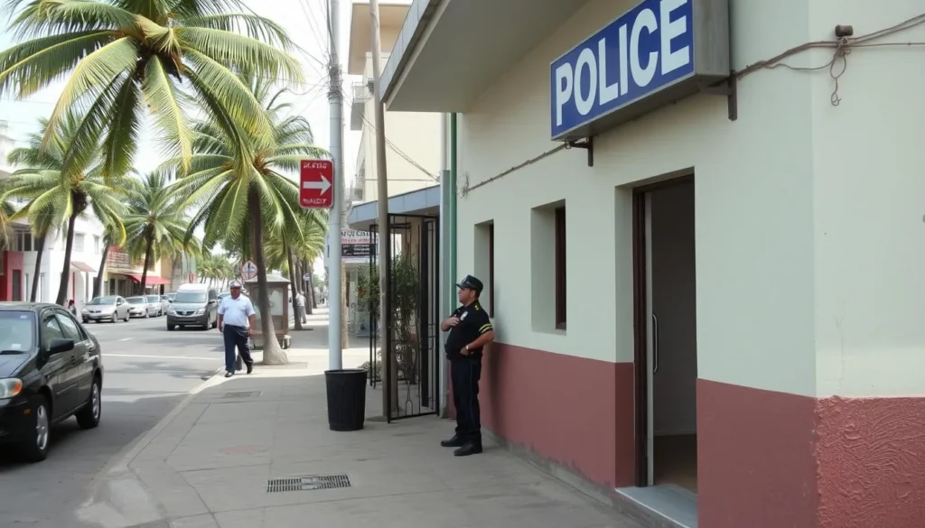 Local police station and security presence in Playas Ecuador Local police station and security presence in Playas Ecuador