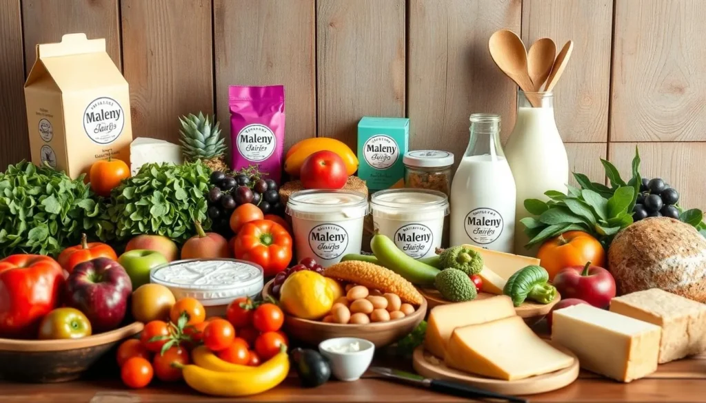 Local produce and dairy products from Maleny Queensland