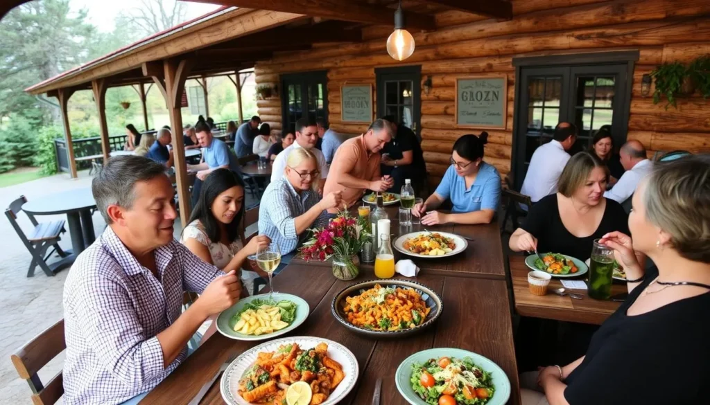 Local restaurant serving farm-to-table cuisine near Auburn State Recreation Area