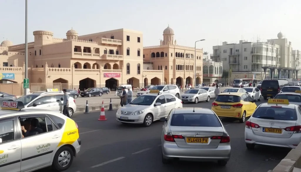 Local transportation options in Al-Buraimi