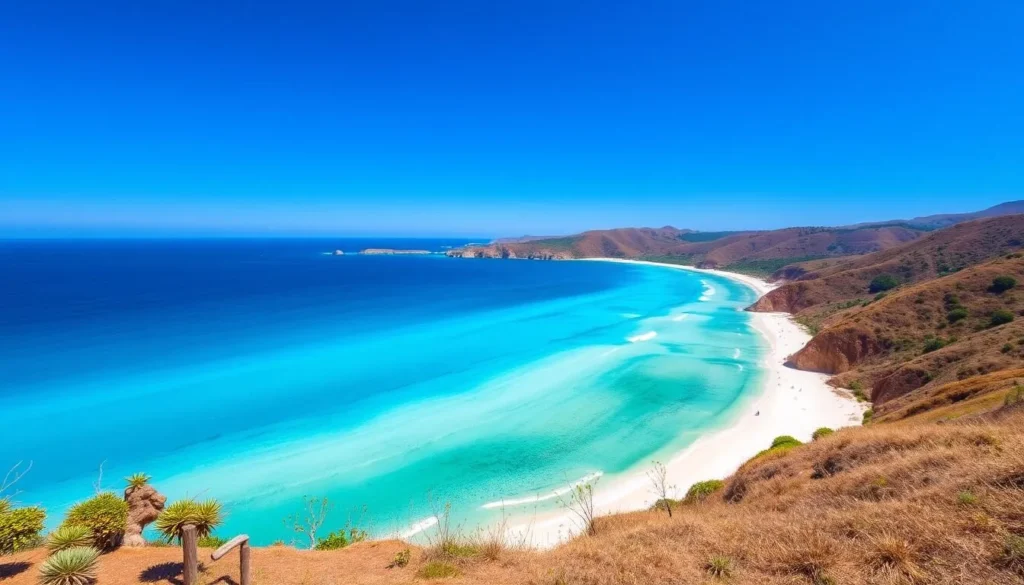 Los Frailes beach in Machalilla National Park near Puerto Lopez Ecuador, one of the best things to do in the area