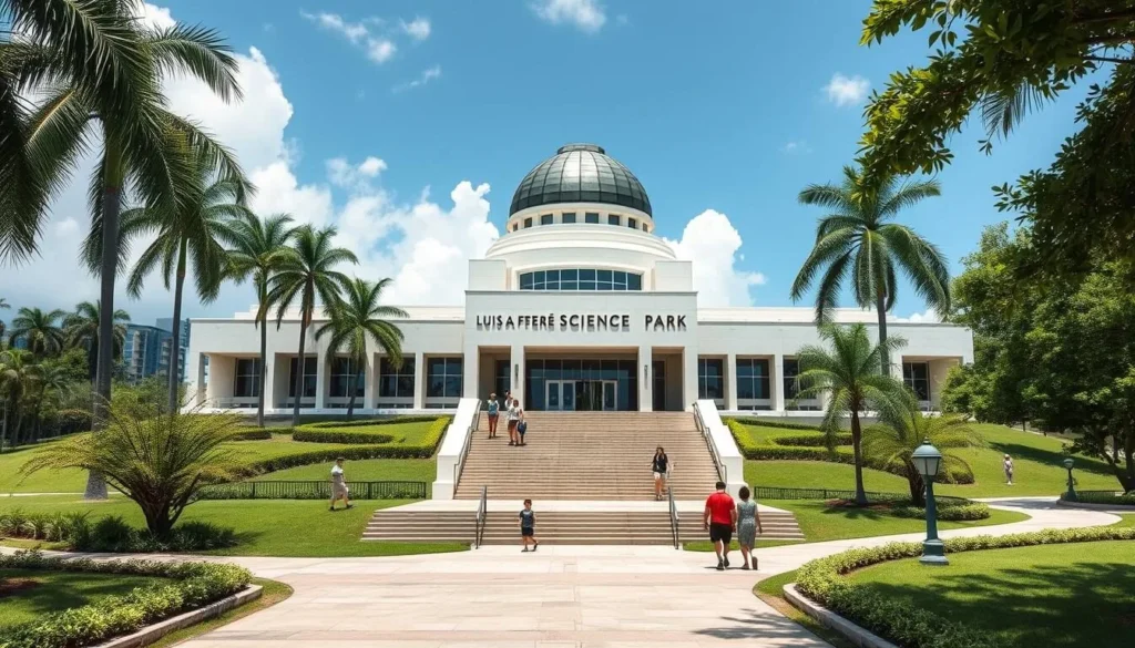 Luis A. Ferré Science Park in Bayamon with its distinctive architecture