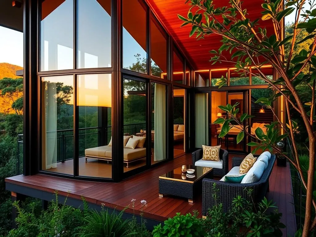 Luxury accommodation in Maleny Queensland with mountain views