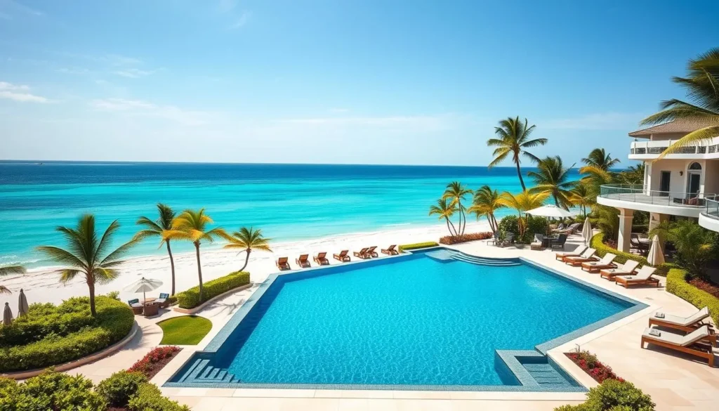 Luxury beachfront resort in St. John's Antigua and Barbuda