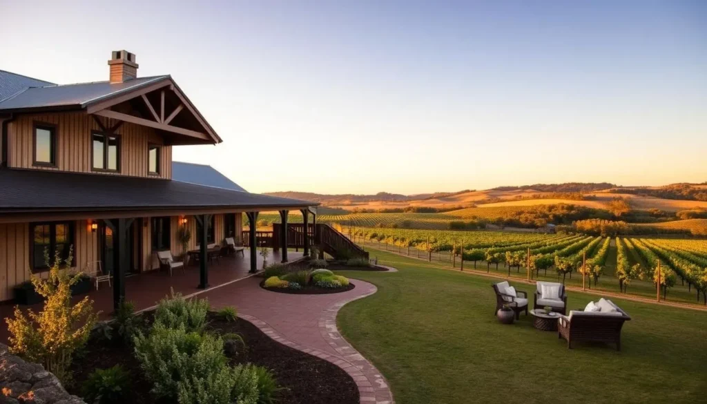 Luxury farm stay accommodation in Mudgee with vineyard views and rustic charm Luxury farm stay accommodation in Mudgee with vineyard views and rustic charm