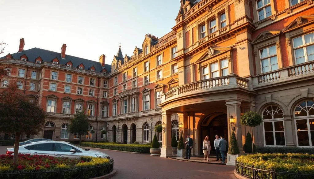 Luxury hotel in Belfast with elegant Victorian architecture and modern amenities Luxury hotel in Belfast with elegant Victorian architecture and modern amenities