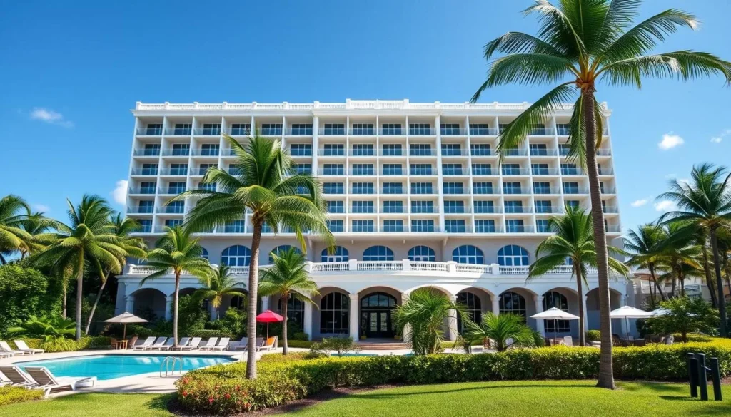 Luxury hotel on Key Biscayne near Bill Baggs Cape Florida State Park