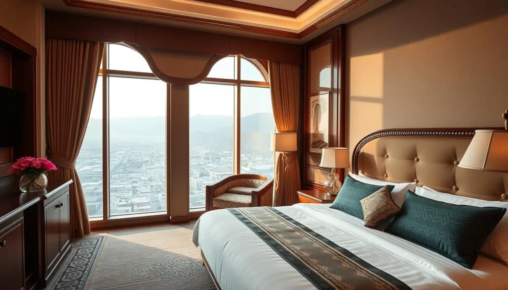 Luxury hotel room with traditional Saudi Arabian decor in Tabuk Luxury hotel room with traditional Saudi Arabian decor in Tabuk