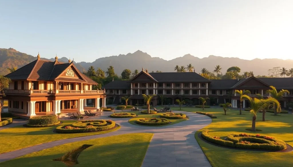 Luxury resort in Puncak area with mountain views - accommodation option near Bogor, Indonesia