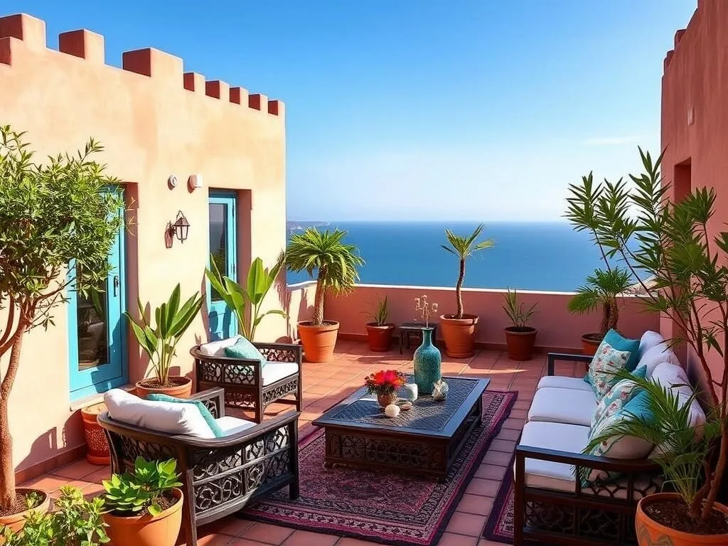 Luxury riad with rooftop terrace in Asilah Morocco