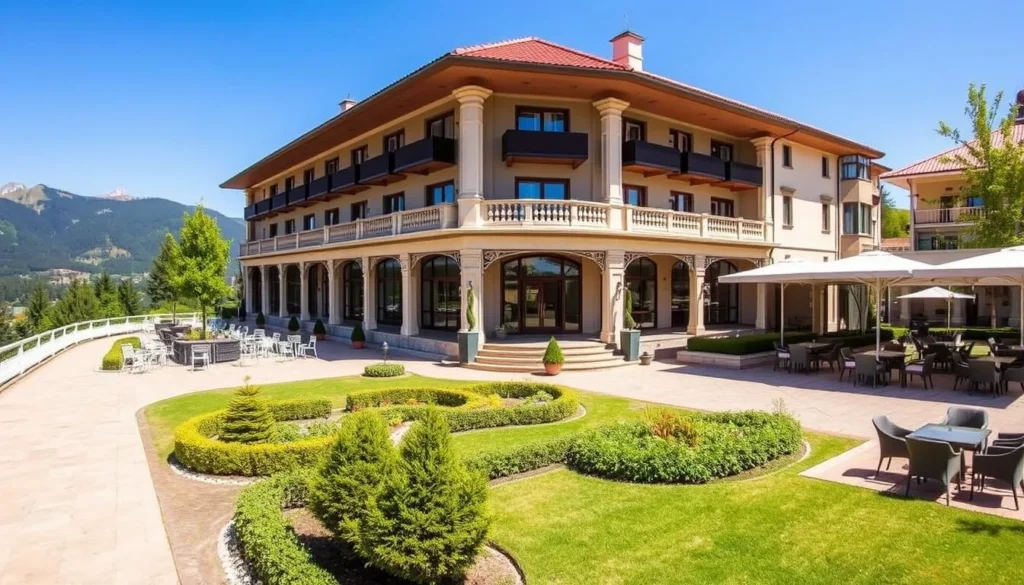 Luxury spa hotel in Kislovodsk with mountain views and proximity to the National Park