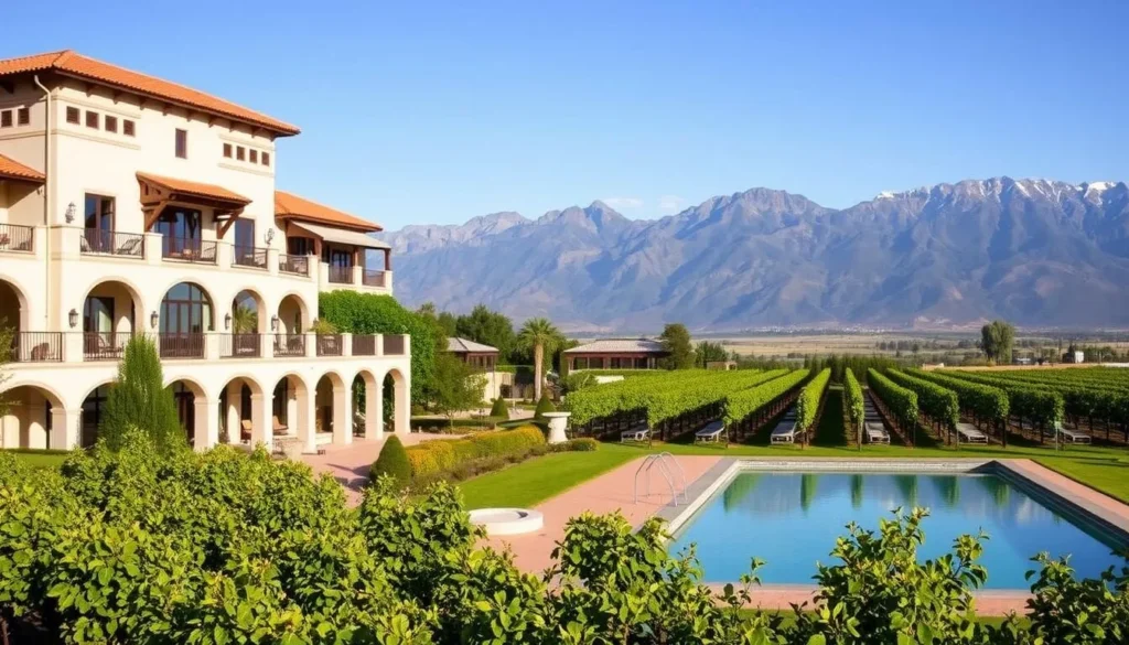 Luxury wine resort in Luján de Cuyo with vineyard and mountain views - Mendoza Argentina things to do