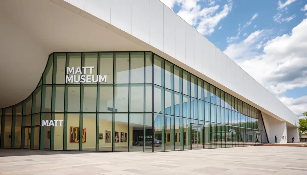 MATT Museum (Tamaulipas Contemporary Art Museum) exterior and exhibits