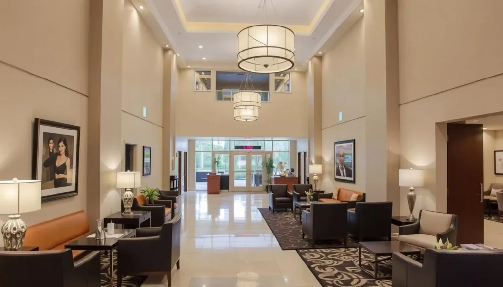 MCM Elegante Hotel in Beaumont featuring its elegant lobby and comfortable accommodations