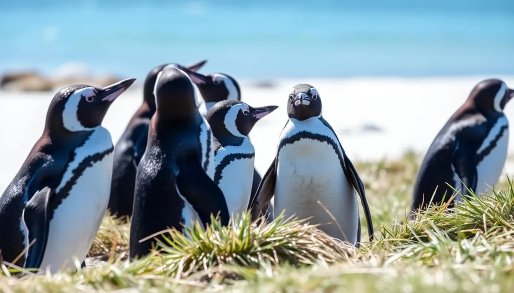 Magellanic penguins at Gypsy Cove, East Falkland