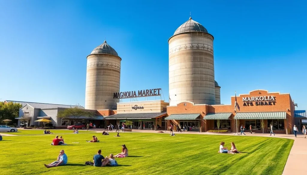 Magnolia Market at the Silos in Waco, a popular attraction near the Mammoth National Monument