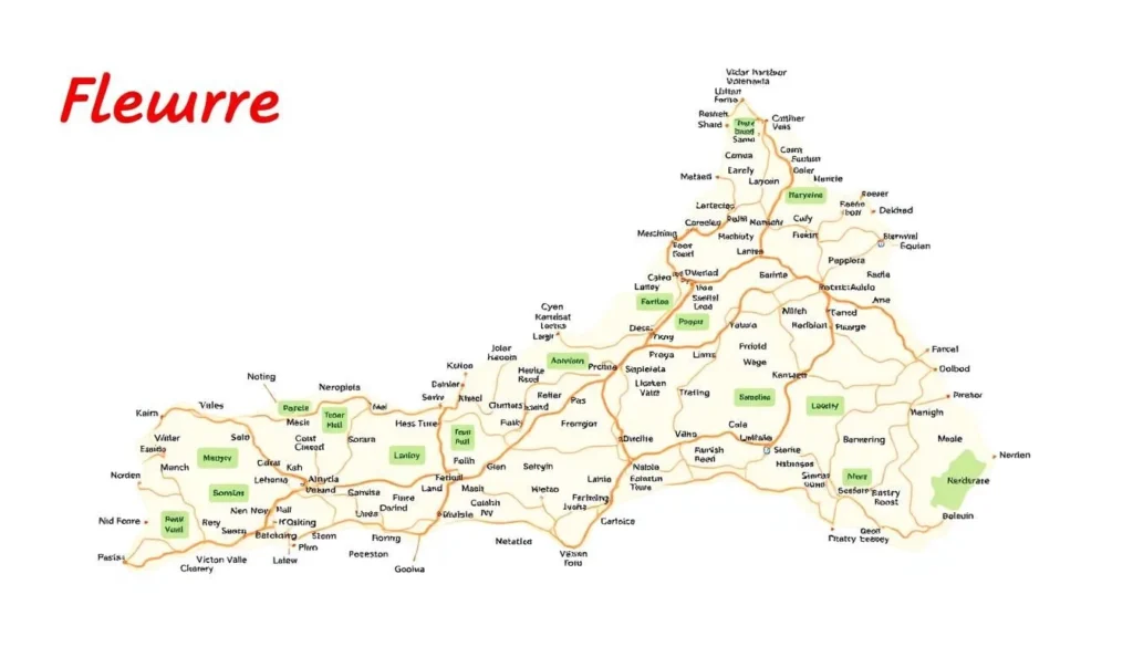 Map of Fleurieu Peninsula showing major towns and attractions